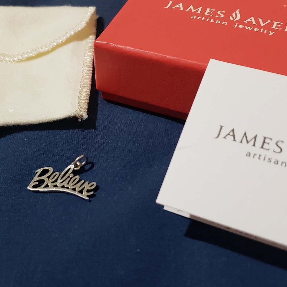 James Avery "Believe" Charm